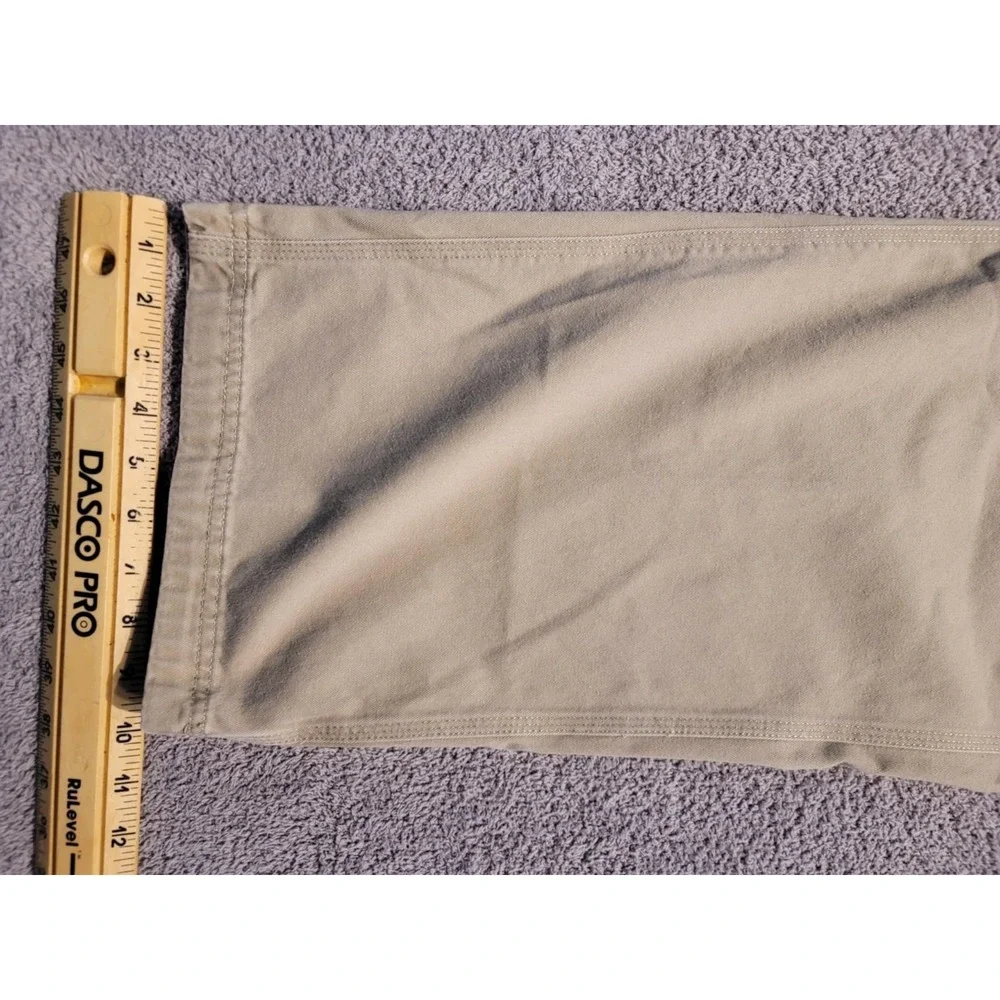 Duluth Trading Co. Men's Carpenter Work Pants‎ 42x32 Khaki Utility Heavy Duty